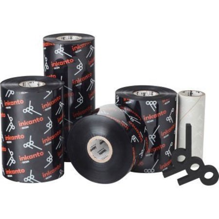 ARMOR USA Inkanto AXR 7+ Premium Resin Ribbons, 110mm W x 74m L, Black, 24 Rolls/Case T47318IO